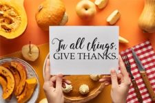Being Thankful in Difficult Times